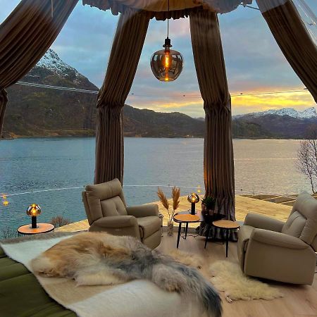 Lofoten Glampingdome Myrland Kültér fotó