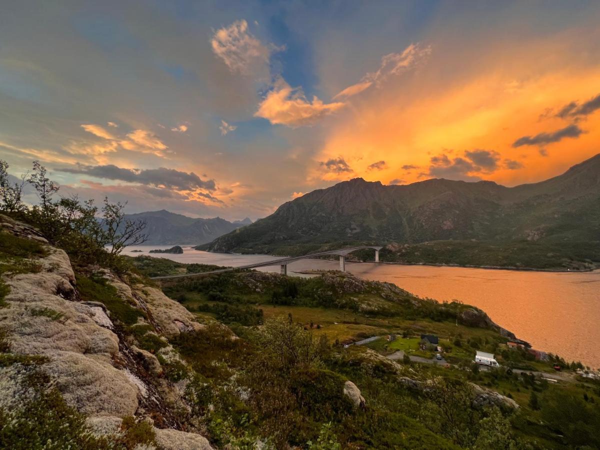 Lofoten Glampingdome Myrland Kültér fotó