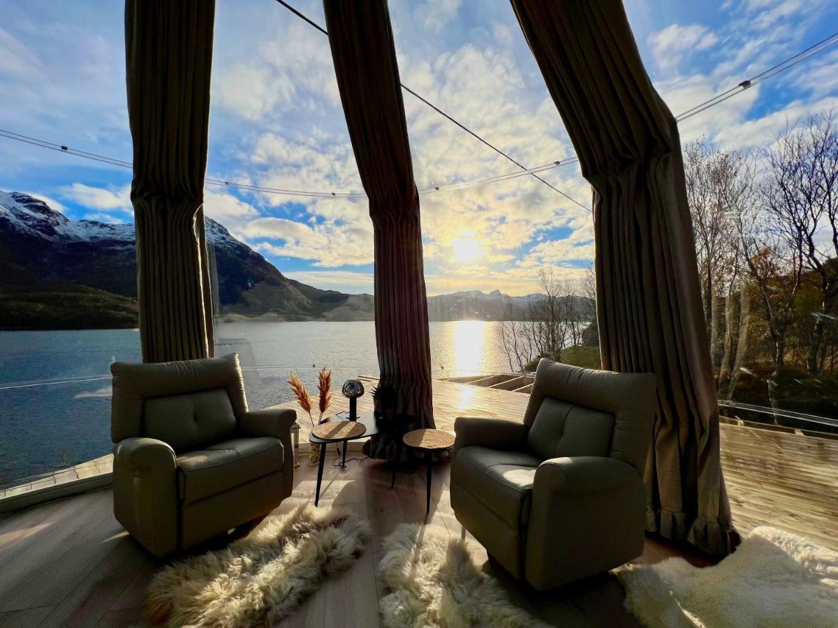 Lofoten Glampingdome Myrland Kültér fotó