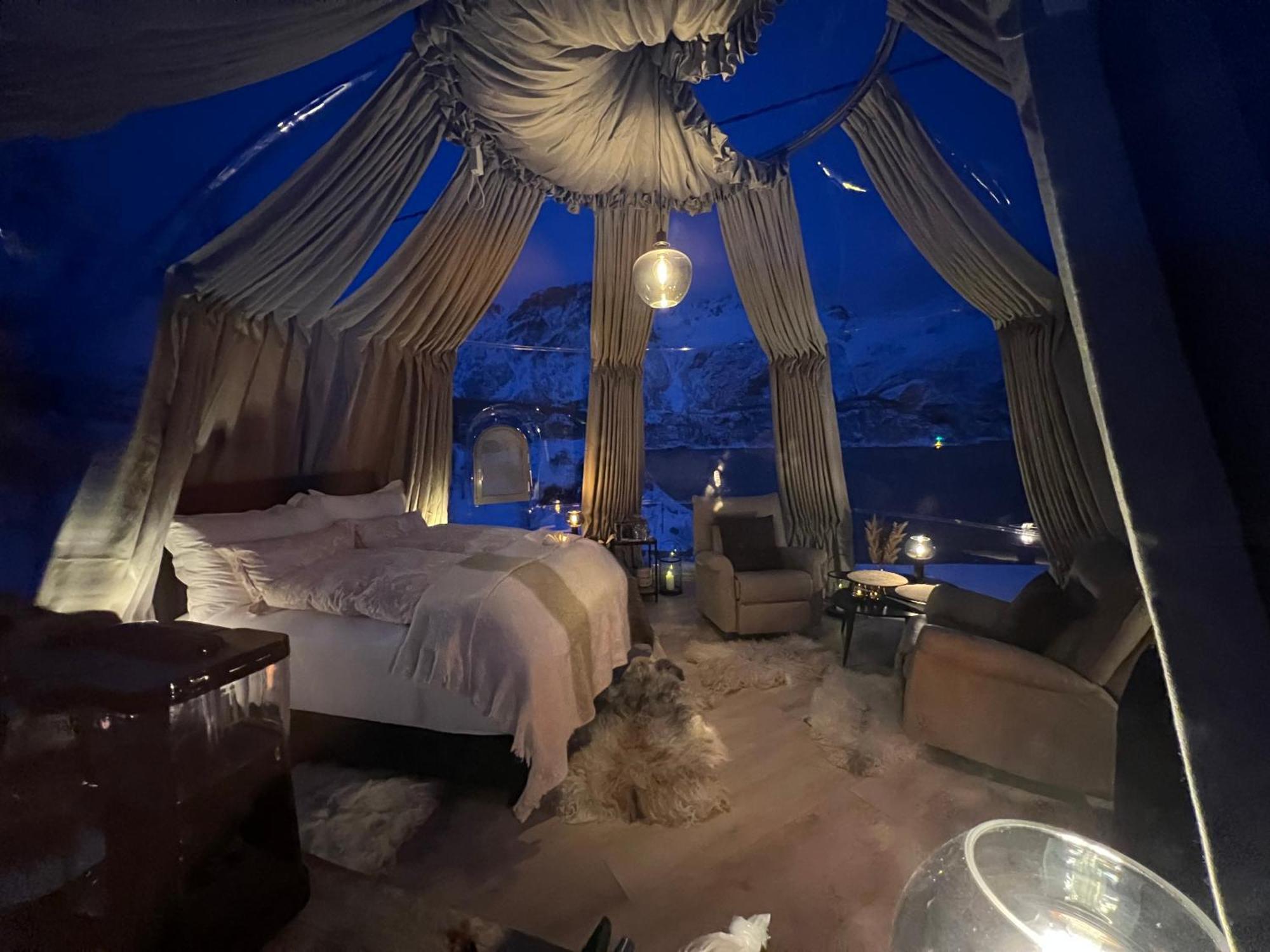 Lofoten Glampingdome Myrland Kültér fotó