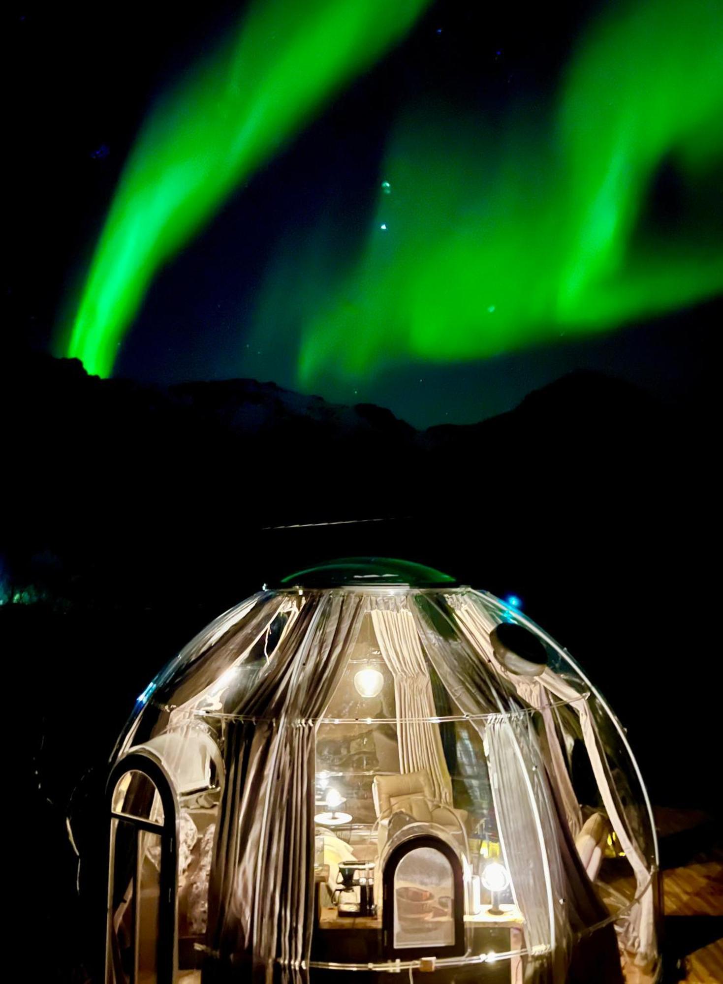 Lofoten Glampingdome Myrland Kültér fotó
