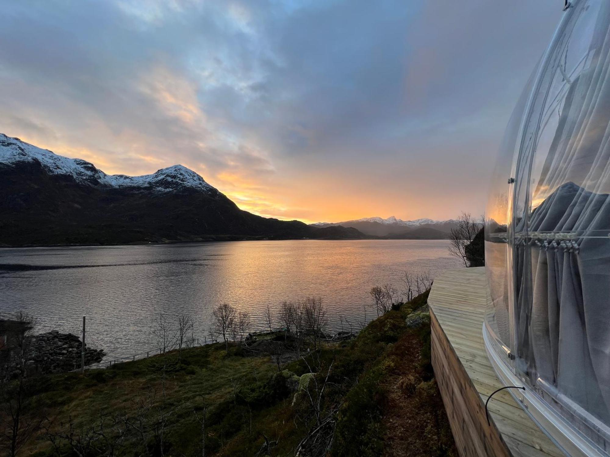 Lofoten Glampingdome Myrland Kültér fotó
