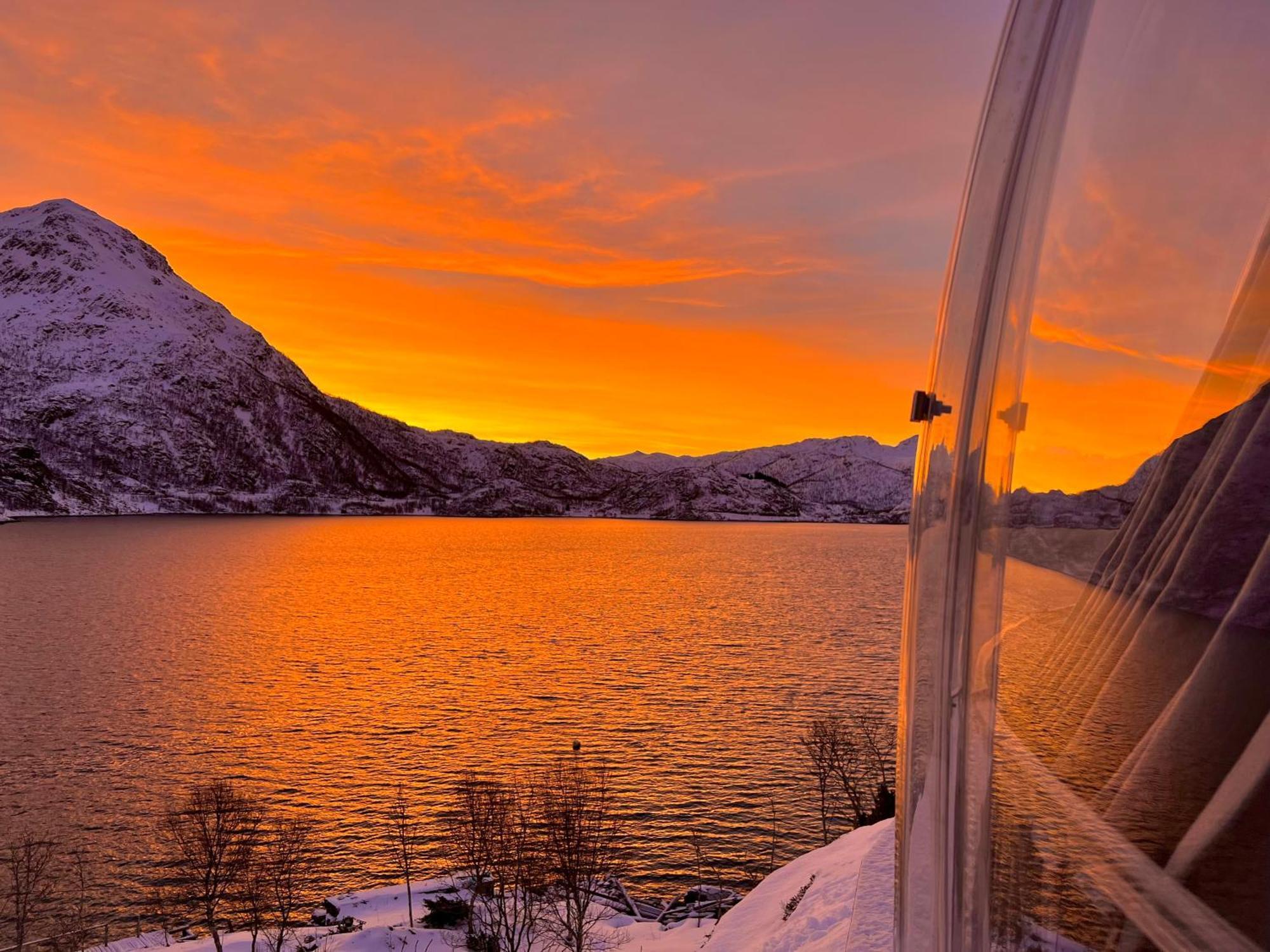 Lofoten Glampingdome Myrland Kültér fotó