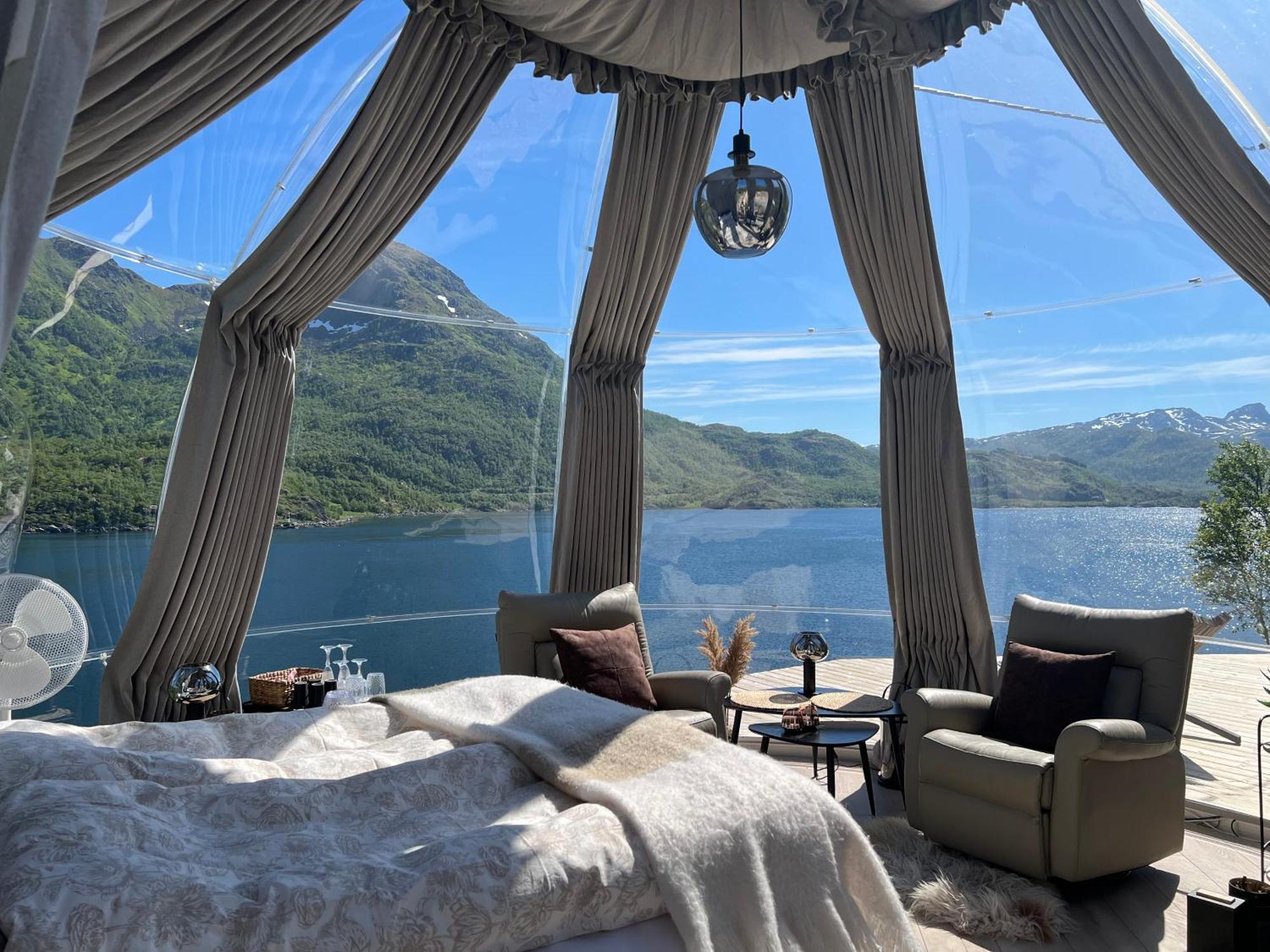 Lofoten Glampingdome Myrland Kültér fotó