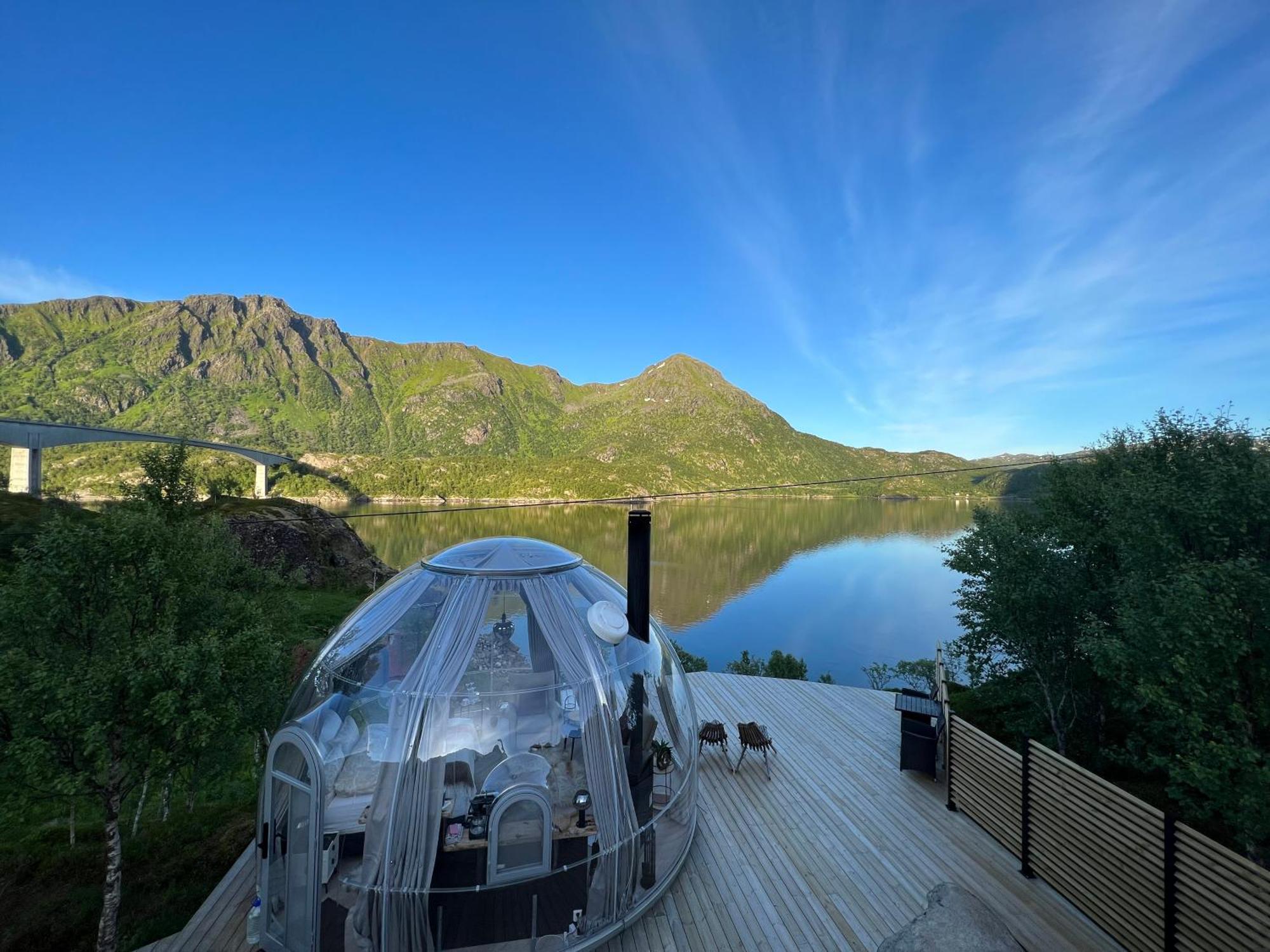 Lofoten Glampingdome Myrland Kültér fotó